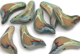 Pre Order / Love Bird / Ceramic Rainbow Love Bird Bead To Be Made