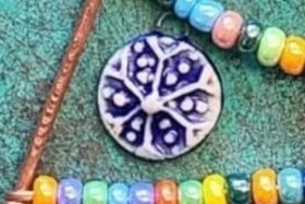 Reserved for Anna P / Let It Snow / Ceramic Charms MTO