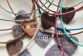 Reserved for Zea / Copper Heart Necklace