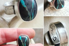 Wandering / Turquoise & Sterling Silver Ring